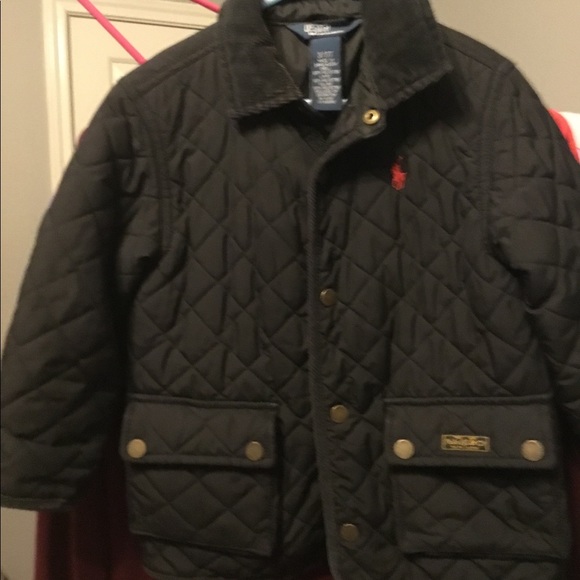 ralph lauren quilted car coat